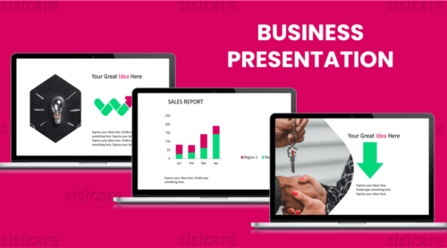 Pink and Green Theme Presentation
