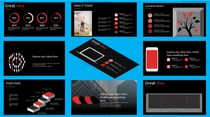 Red and Black Theme Presentation