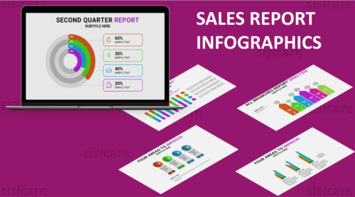 Sales Report Infographics