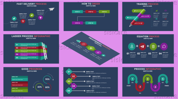 Steps & Process Infographics